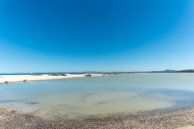 Paisaje de la playa de Le Saline