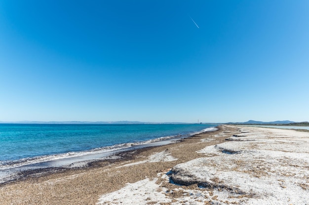 Paisaje de la playa de Le Saline