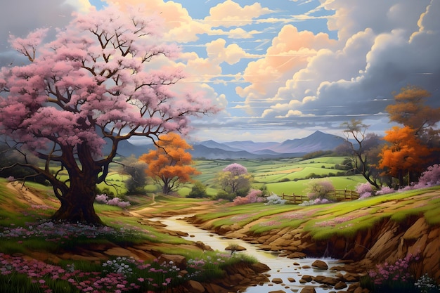 Paisaje de primavera