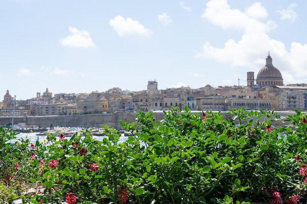 Paisaje del pueblo maltés La Valleta