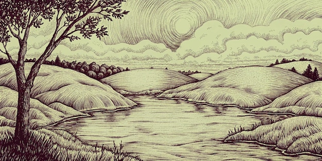 Paisaje del río Serene
