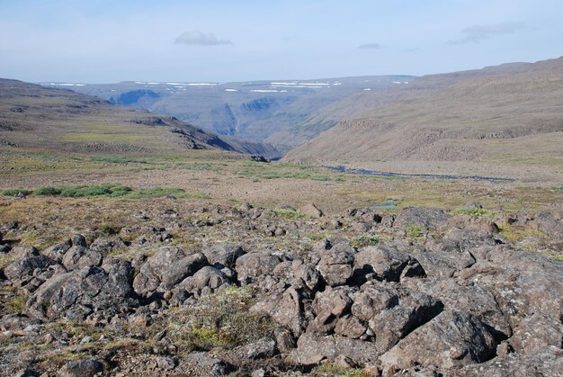 Un paisaje rocoso