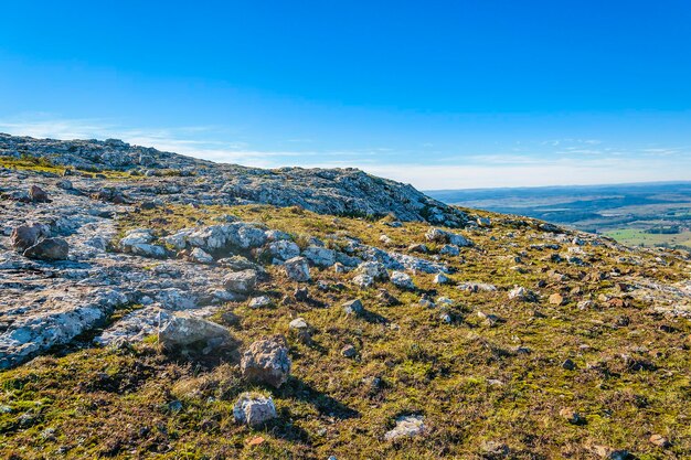 Foto paisaje rural en la cordillera de la sierra de las animas maldonado uruguay