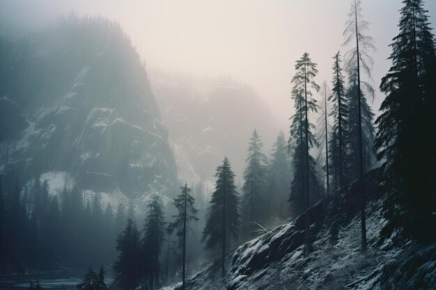 Paisaje rural de ensueño y paz