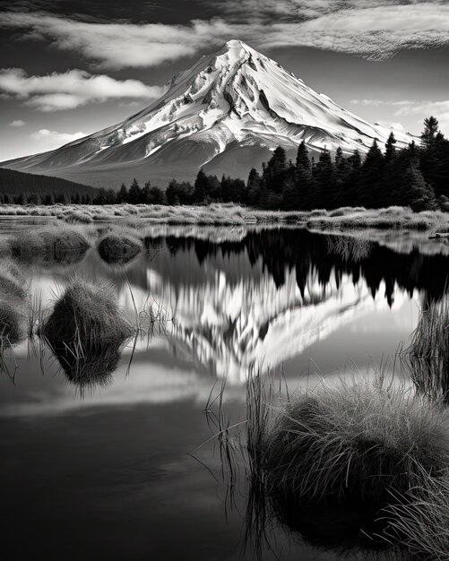 Paisaje rural de ensueño y paz