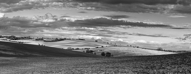 Paisaje rural de primavera