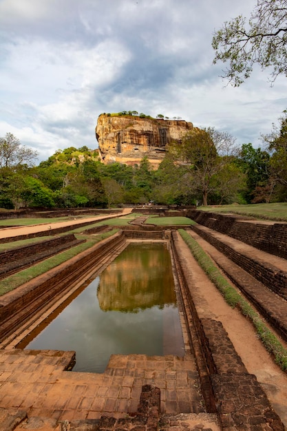 paisaje en sigiriya, sri lanka