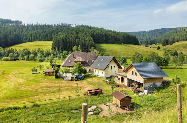 Paisaje en el suroeste de Alemania