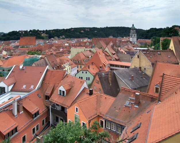 Foto el paisaje del techo de meissen