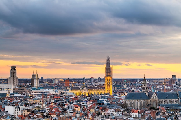 Paisaje urbano de Amberes Bélgica