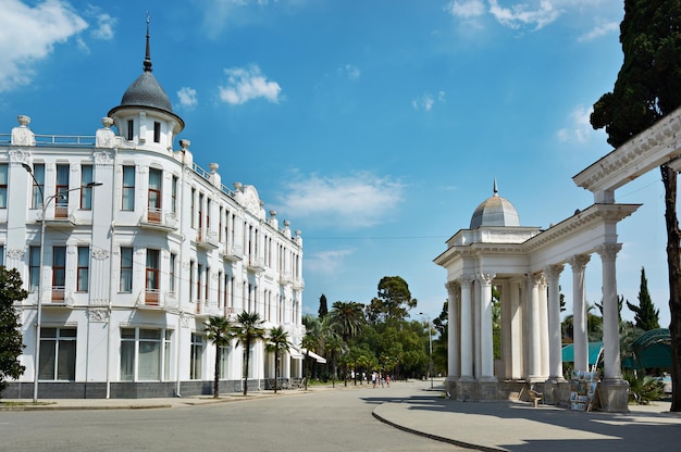 Paisaje urbano de la ciudad de Sujumi