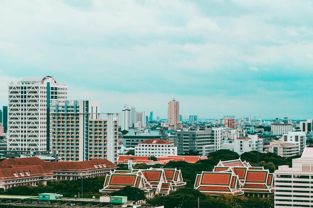 Foto paisaje urbano contra el cielo