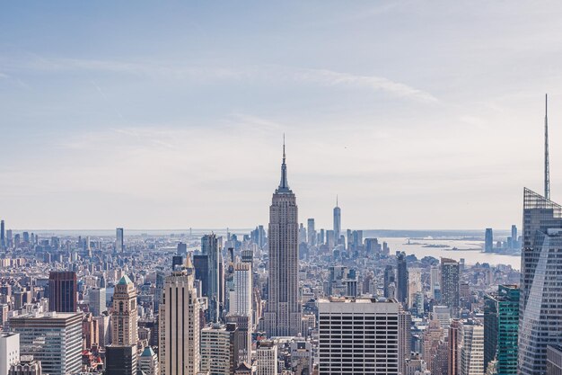 Foto paisaje urbano contra el cielo