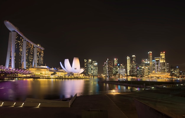 Paisaje urbano Distrito comercial de Singapur