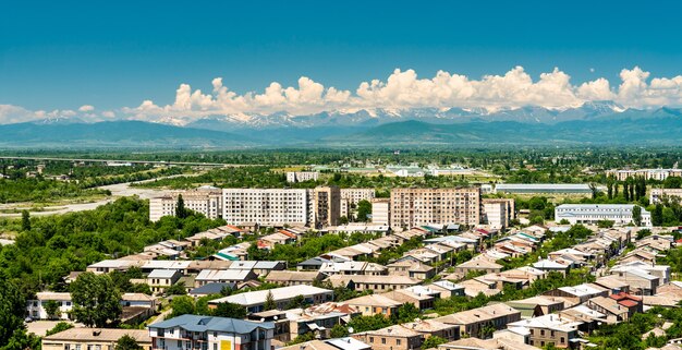 Foto paisaje urbano de gori en la región de shida kartli de georgia