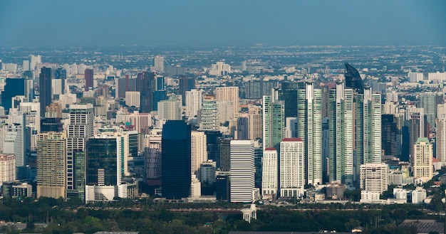 Paisaje urbano y horizonte de la ciudad de Bangkok, Tailandia