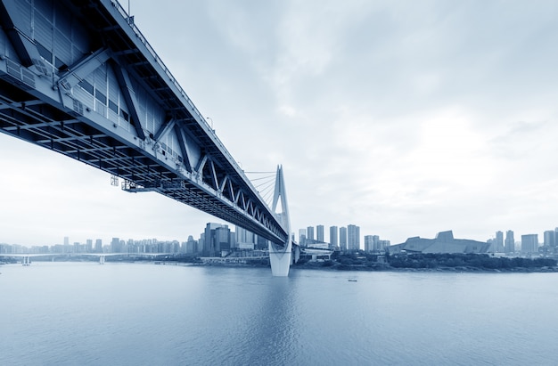 Paisaje urbano y rascacielos de Chongqing