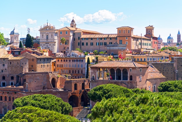 Paisaje urbano de Roma Italia