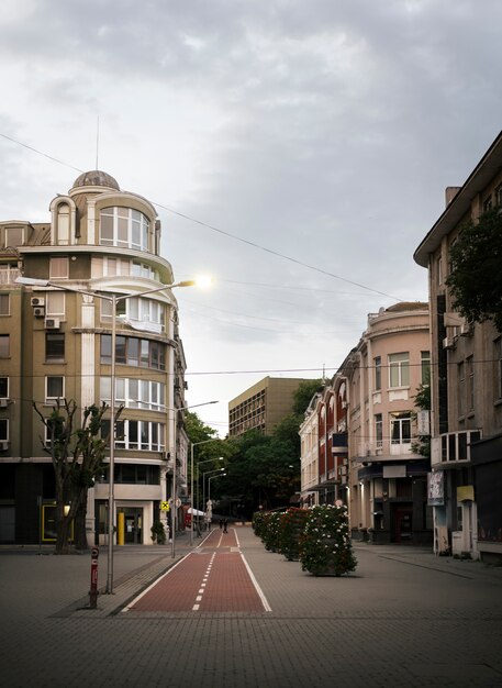 Foto paisaje urbano soleado