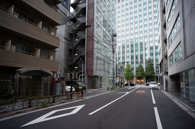 Paisaje urbano de Tokio durante el día