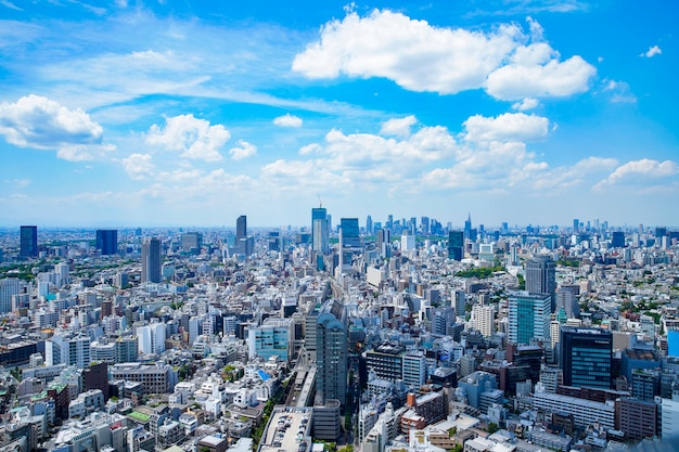 Foto paisaje urbano de tokio