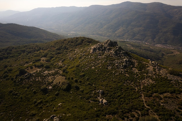 Paisaje en el Valle del Jerte. Extremadura. España.