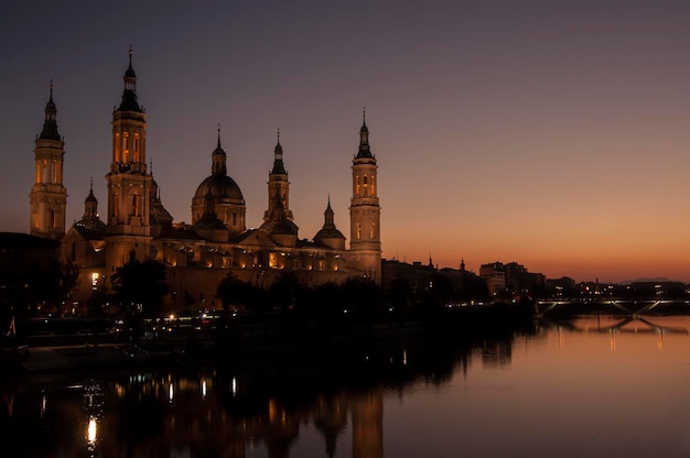 El paisaje de Zaragoza.