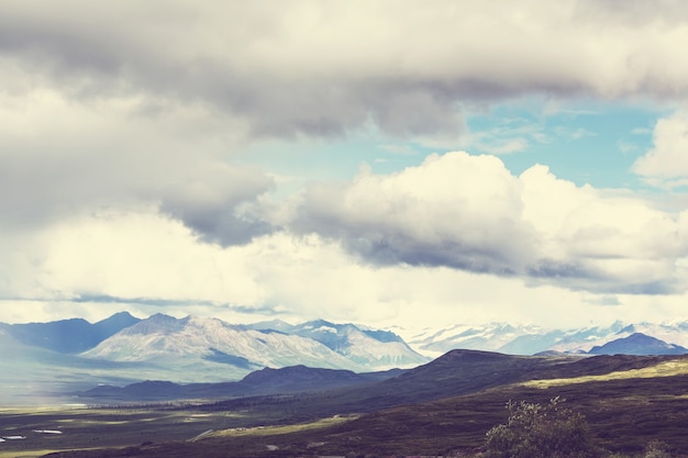 Paisajes en la autopista Denali, Alaska.