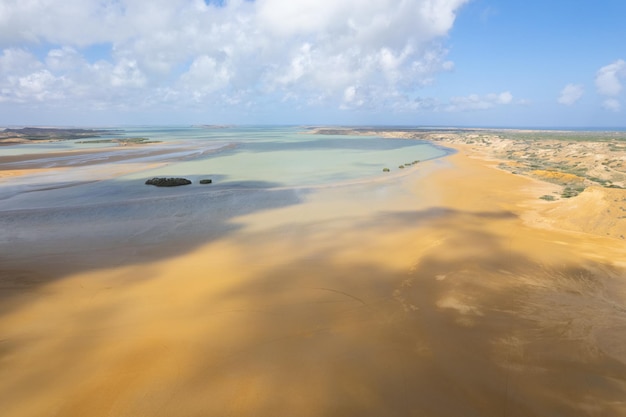 Paisajes desérticos de la Guajira colombiana