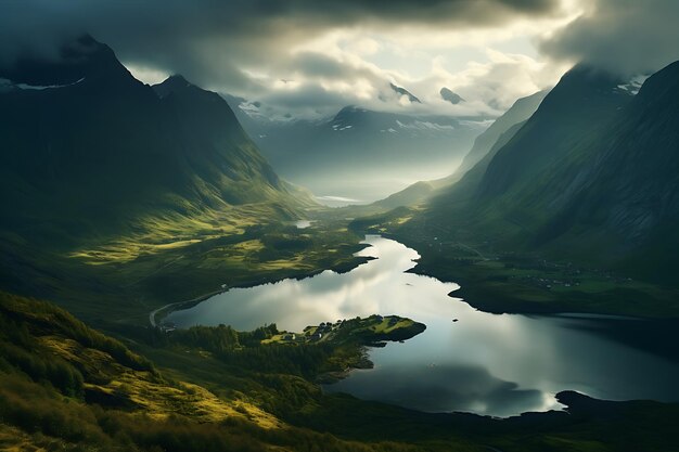 Paisajes de ensueño noruegos fotografía de paisajes noruegos