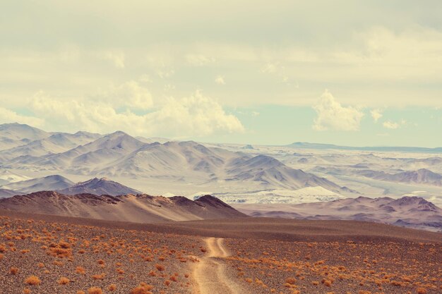 Paisajes escénicos del norte de Argentina