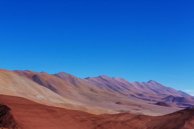 Paisajes escénicos del norte de Argentina