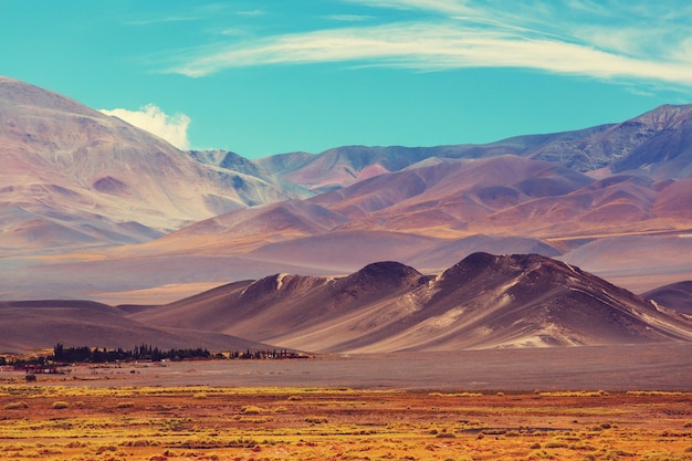 Paisajes escénicos del norte de Argentina