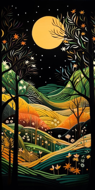 Paisajes luminosos Ilustraciones vibrantes inspiradas por Annie Soudain
