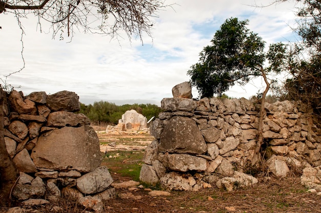 Paisajes de menorca en las islas baleares españa