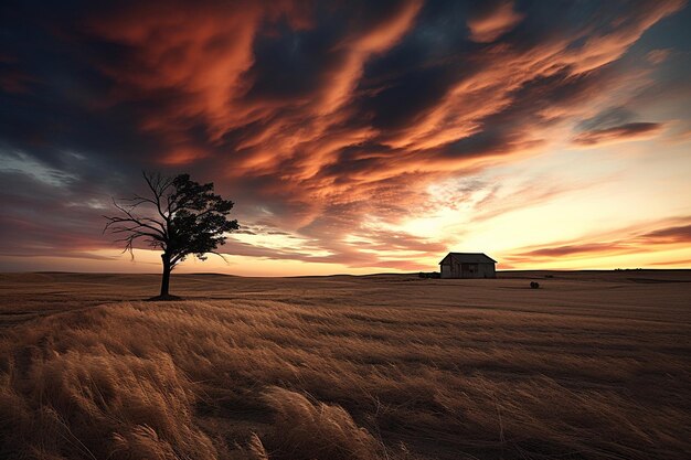 Paisajes nocturnos azotados por el viento de gran belleza