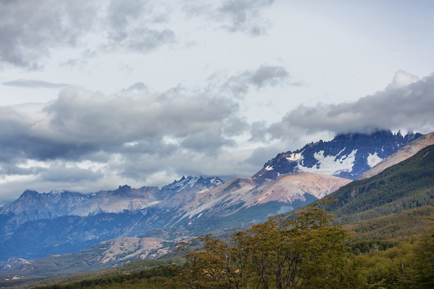 Paisajes de la Patagonia en el sur de Argentina