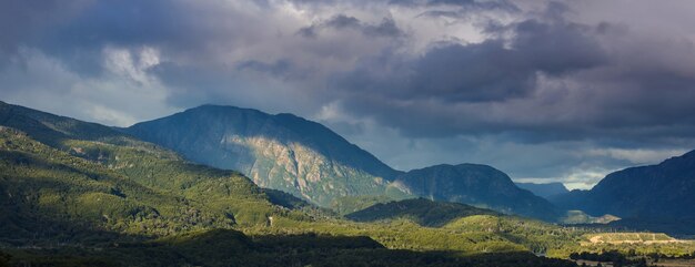 Paisajes de la Patagonia en el sur de Argentina