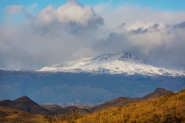 Foto paisajes de la patagonia en el sur de argentina