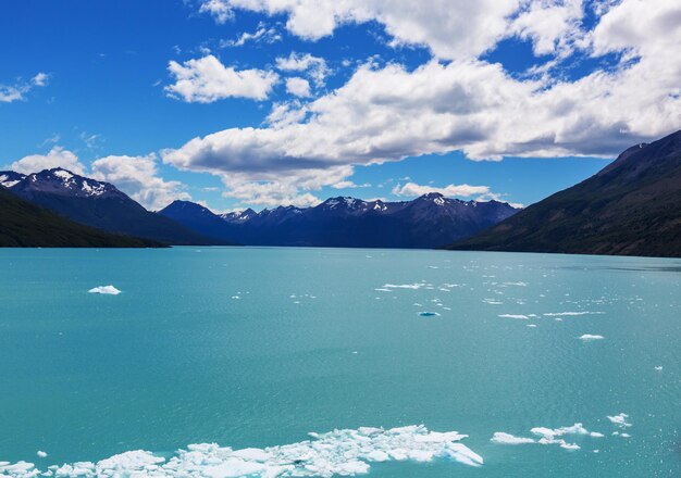 Paisajes de la Patagonia en el sur de Argentina