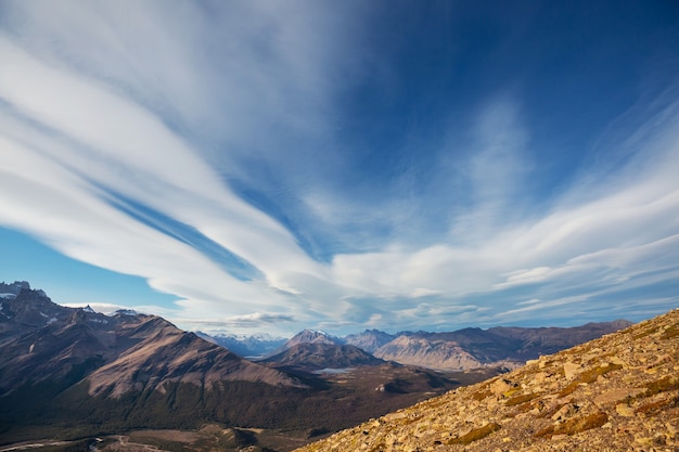 Paisajes de la Patagonia en el Sur