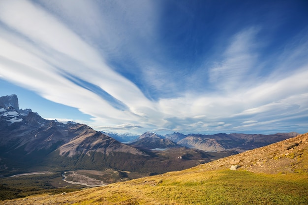 Paisajes de la Patagonia en el Sur