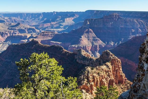 Foto paisajes pintorescos del gran cañón