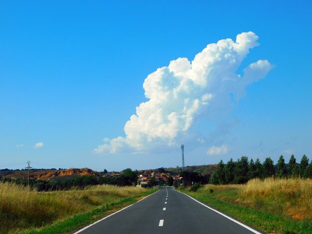 Foto paisajes rurales y nubes