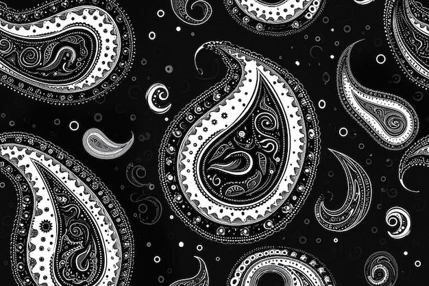 Paisley-Doodle-Hintergrund