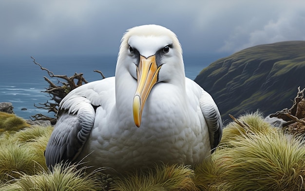 Foto el pájaro albatros