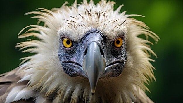 pájaro arafe con un pico muy largo y una cara muy grande