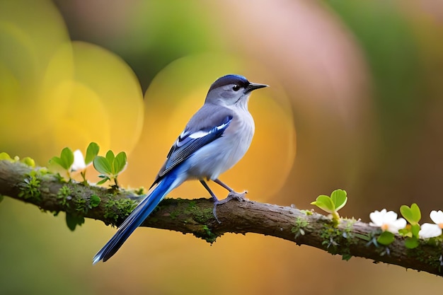 un pájaro azul con un pecho blanco y plumas azules en la cabeza.