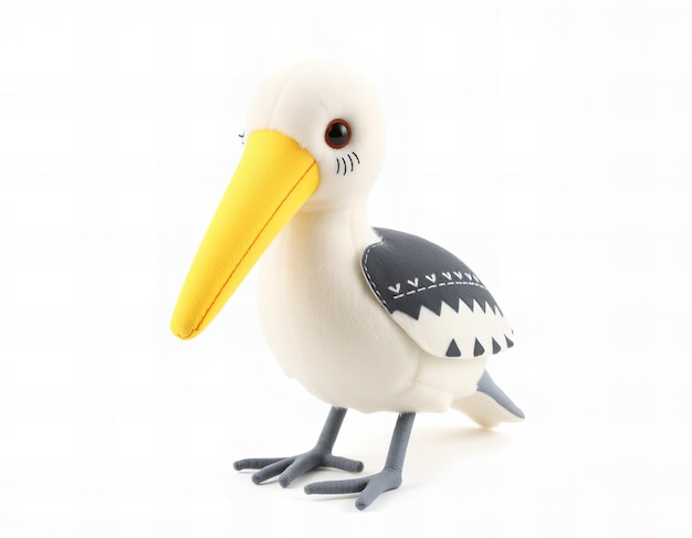 un pájaro blanco y negro con un pico amarillo y un pico negro