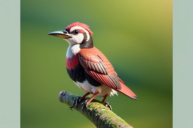 Pájaro carpintero salvaje protección animal HD fotografía foto papel tapiz fondo ilustración